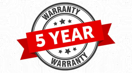 5 Year Warranty